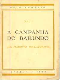 A CAMPANHA DO BAILUNDO                Marquez do Lavradio