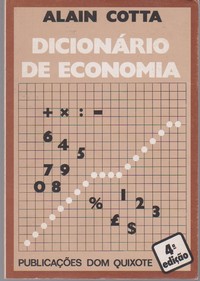 DICIONÁRIO DE ECONOMIA * Alain Cotta   1978