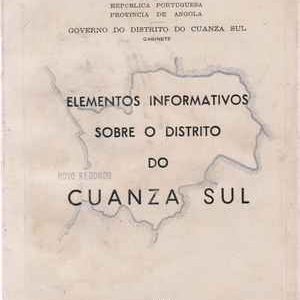 ELEMENTOS INFORMATIVOS SOBRE O DISTRITO DE CUANZA SUL  1970