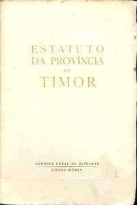 ESTATUTO DA PROVINCIA DE TIMOR          1955