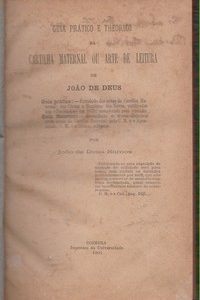 GUIA PRÁTICO E THEORICO DA CARTILHA MATERNAL OU ARTE DE LEITURA DE JOÃO DE DEUS *  João de Deus Ramos   1901