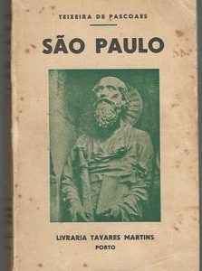 SÃO PAULO      Teixeira de Pascoaes    1934   1ª Edição