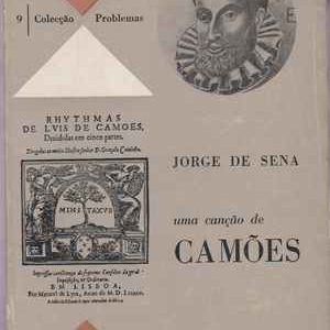 UMA CANÇÃO DE CAMÕES * Jorge de Sena * 1966 –  1ª Edição